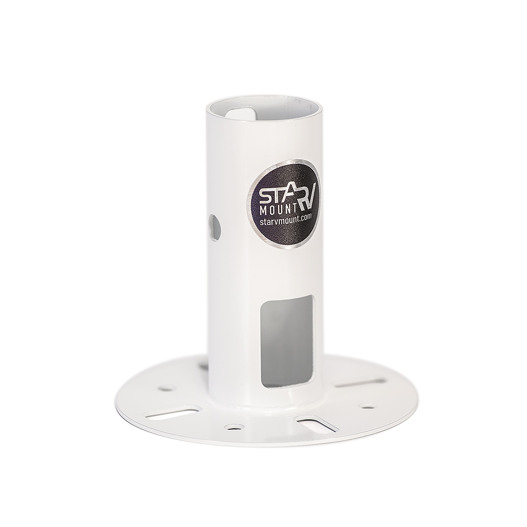 DishyMount - White Stainless Steel